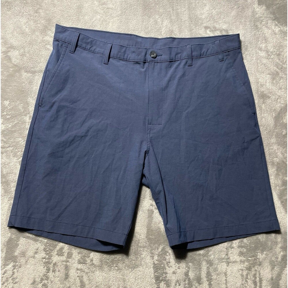 Pro Tour Men's Golf Shorts Flat Front Stretch Pockets Waist 40” Blue